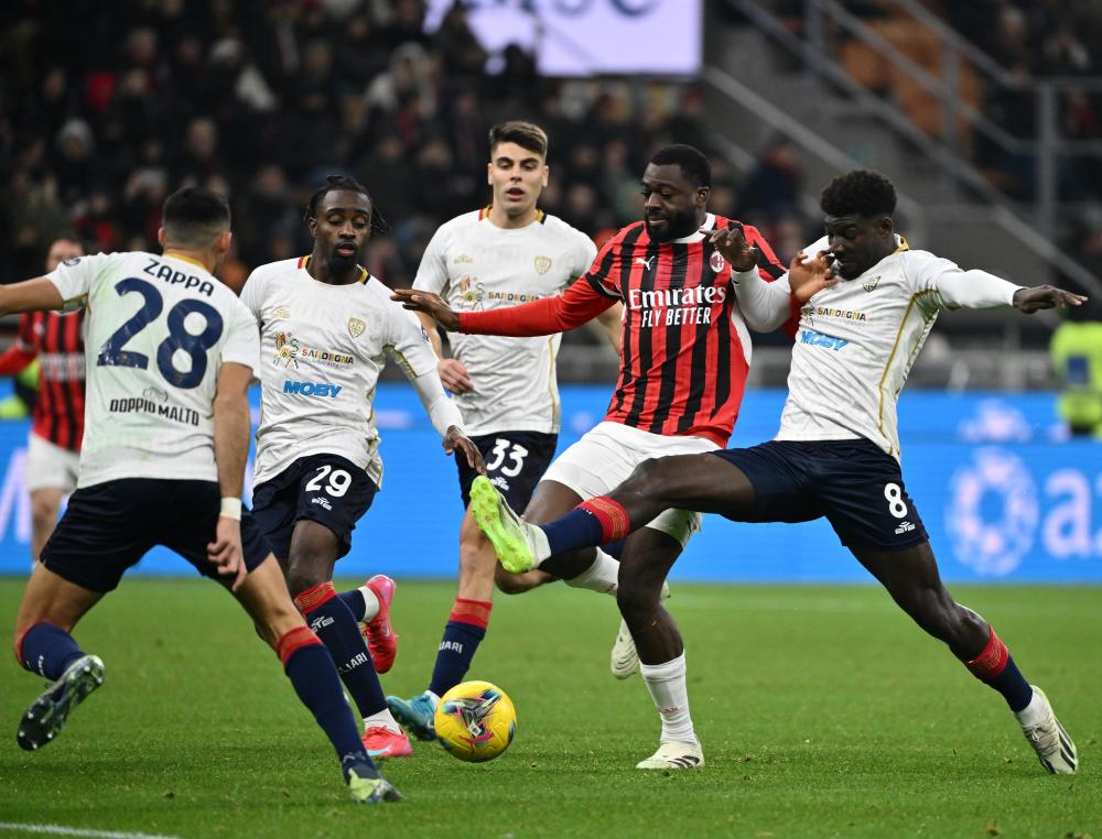 卡利亚里客场力克AC米兰,反超对手的简单介绍 卡利亚里客场力克AC米兰,反超对手的简单介绍